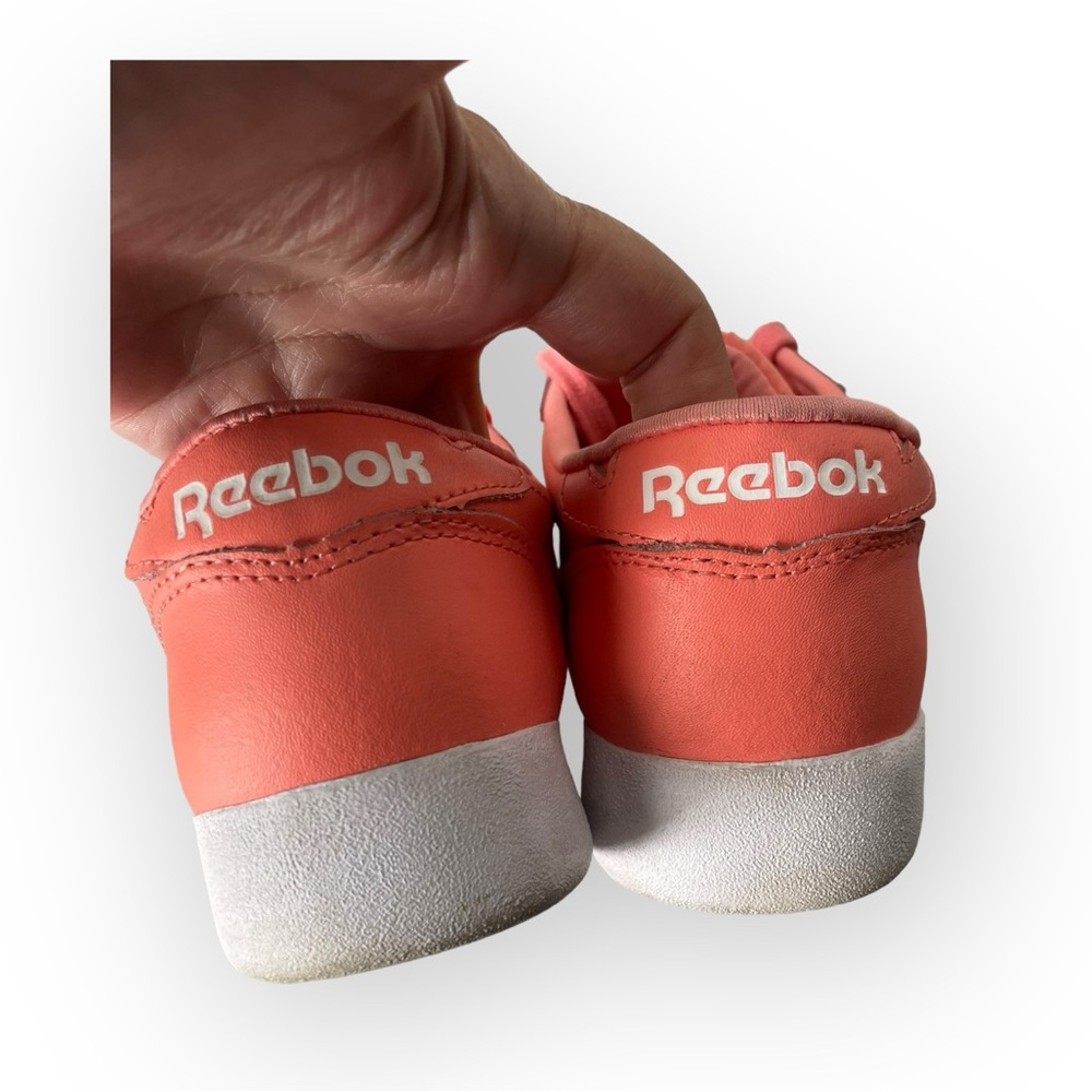 Reebok orange peach colored  sneakers - Picture 8 of 12